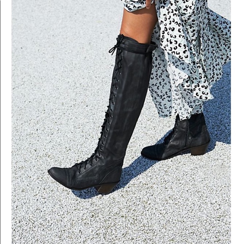 Authentic Jeffrey Campbell x Free People Joe Boots